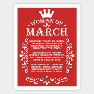 SKILLHAUSE - WOMAN OF MARCH Sticker